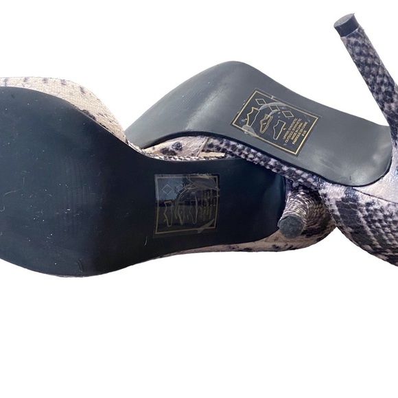 Chinese Laundry Snake Print Stiletto Heels Size 8.5 - Picture 5 of 5